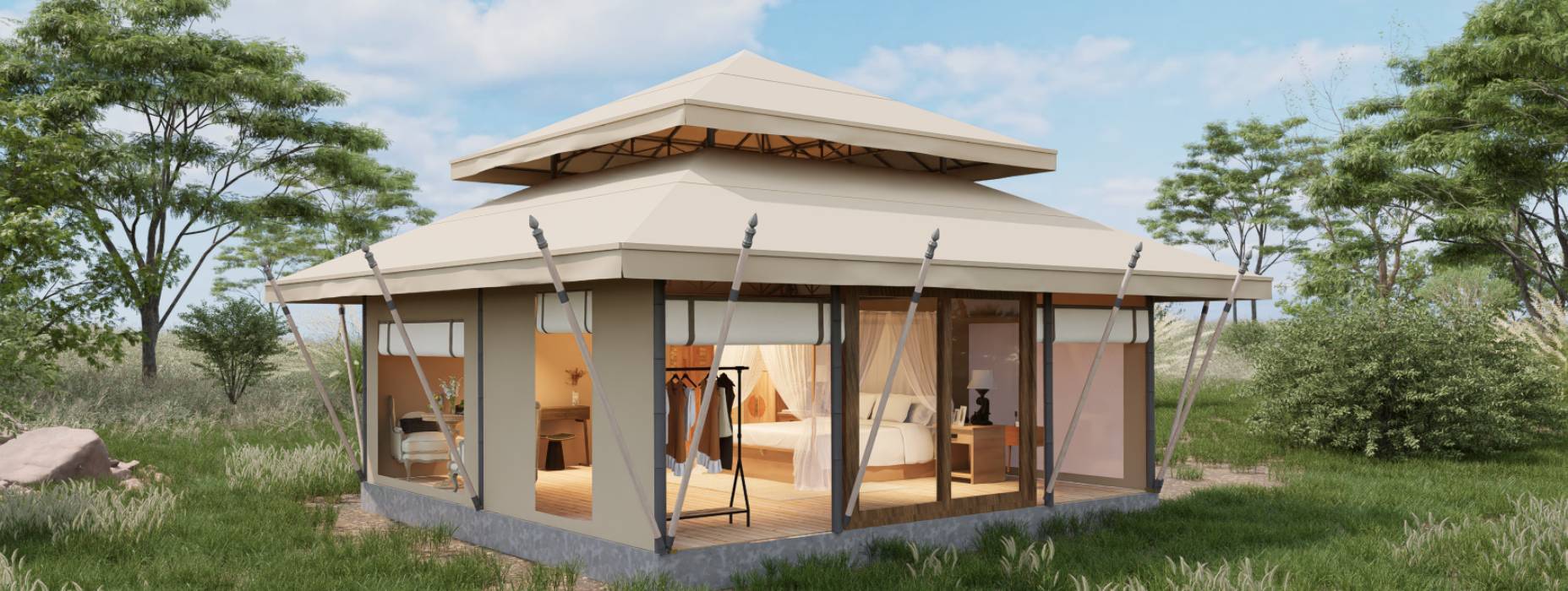 鞍山户外野奢帐篷